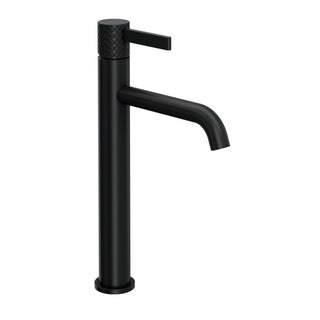 Tall Single-Handle Bathroom Sink Faucet in Matte Black