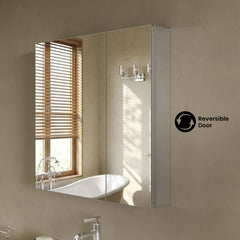 Medicine Cabinet, Cache, 30 x 30 Rectangle with Mirrored Sides