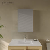 Medicine Cabinet, Cache, Recessed or Wall Mount with Mirrored Sides