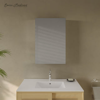 Medicine Cabinet, Cache, Recessed or Wall Mount with Mirrored Sides