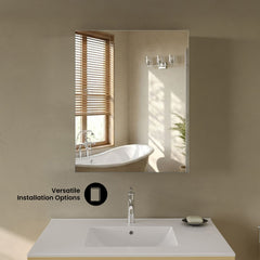 Medicine Cabinet, Cache, Rectangle 24 x 30 with Mirrored Sides