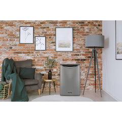 Mini Fridge, Designer, 4.4 Cu. Ft., Internal Freezer, Black