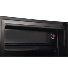 Mini Fridge, Designer, 4.4 Cu. Ft., Internal Freezer, Black