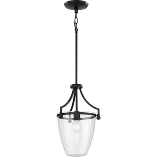 Mini Pendant Light with Transparent Glass Shade and Metal Frame