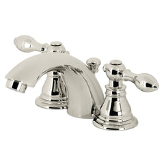 Mini-Widespread Bathroom Faucet, American Classic, Two-Handle in Polished Nickel