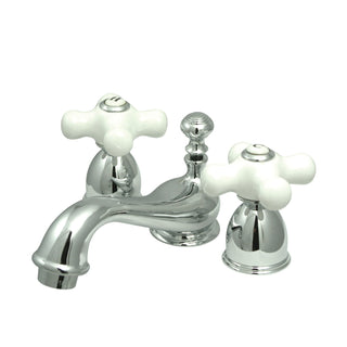 Mini-Widespread Bathroom Faucet, Restoration, Two-Handle in Polished Chrome