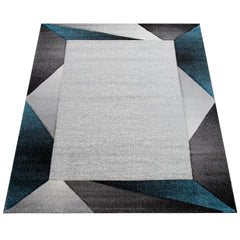 Modern Geometric Area Rug in Polypropylene, 7 ft 10 in x 10 ft 10 in