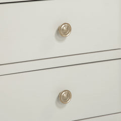 Nightstand, 2 Drawers, Solid and Engineered Wood, Antique White