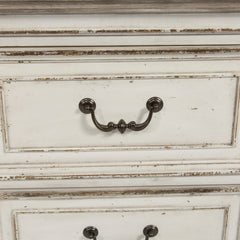 Nightstand with 2 Drawers in Antique White