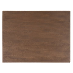 Nightstand with 3 Drawers, Mahogany Solid Wood and MDF, Brown