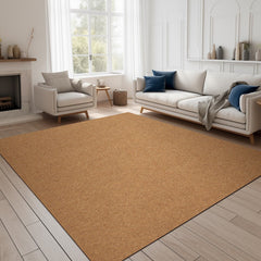 Non-Slip Floor Runner, 4 ft x 73 ft in Polyester with Rubber Backing