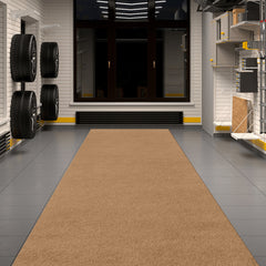 Non-Slip Floor Runner, 4 ft x 73 ft in Polyester with Rubber Backing