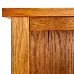 Oak Bookcase with 6 Shelves in Brown
