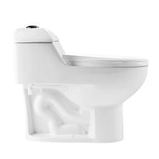 One Piece Elongated Toilet, Château, Dual Flush, 1.1/1.6 GPF, Black