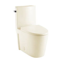 One-Piece Elongated Toilet, St. Tropez, 1.28 GPF in Glossy Bisque