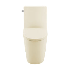 One-Piece Elongated Toilet, St. Tropez, 1.28 GPF in Glossy Bisque