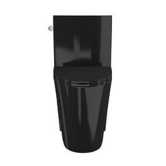 One-Piece Elongated Toilet, St. Tropez, 1.28 GPF in Glossy Black