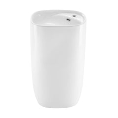 One Piece Pedestal Sink, Ivy, Single Faucet Hole in Ceramic