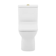 One-Piece Toilet, Carre, Dual Flush, Skirted, Ceramic