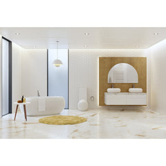 One-Piece Toilet, Plaisir, Elongated, Dual-Flush, Glossy White