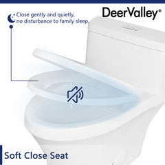 One-Piece Toilet, Prism, Elongated, Dual-Flush, White