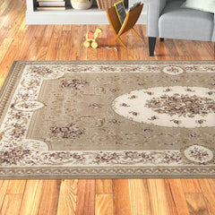 Oriental Area Rug, 10'6" x 16'5" in Brown