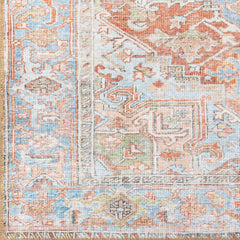 Oriental Area Rug 8'10" x 12' in Blue, Green, Brown and Red