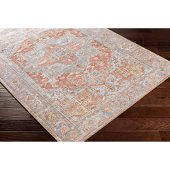 Oriental Area Rug 8'10" x 12' in Blue, Green, Brown and Red