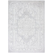 Oriental Area Rug, 8 ft x 10 ft in Gray