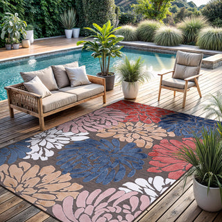Outdoor Area Rug, 10 Ft x 14 Ft with Polypropylene