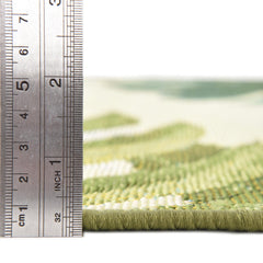 Outdoor Area Rug, 7'10" x 11' in Green