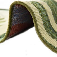 Outdoor Area Rug, 7'10" x 11' in Green
