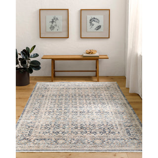 Outdoor Area Rug, 7 Ft 10 In x 10 Ft, Gray and Charcoal Polyester