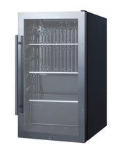 Freestanding Beverage Center with 110 Can Capacity in Black