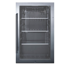 Outdoor Beverage Center, Freestanding and Built-In, 110 Cans, 19 Inch, Black
