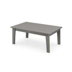 Outdoor Coffee Table, High-Density Polyethylene, Slate Gray
