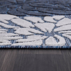Outdoor Rug, Rectangle 10' x 14' in Navy