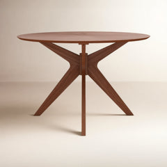 Oval Coffee Table, Manufactured Wood Top, Walnut Finish