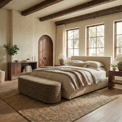 Oval Storage Bench with Flip-Top Seat in Dark Olive Green Velvet
