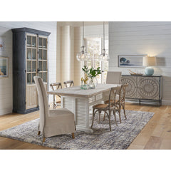 Parsons Dining Chairs, Set of 2, Solid Oak Frame, Linen