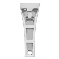 Pedestal Sink, Rectangular, Vitreous China, Overflow, White