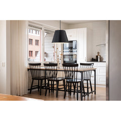 Pendant Light, 1 Light, Steel in Matte Black