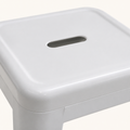 Closer | gray powder-coat surface and the handle-slot cutout