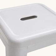 Closer | gray powder-coat surface and the handle-slot cutout