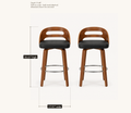 Dimensions | overall width, depth and height, both stools shown, sold as a pair, dimensions are per stool