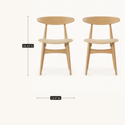Dimensions | overall height and width, both chairs shown -- sold as a pair, dimensions are per chair