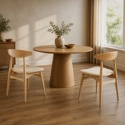 In a room | both chairs shown together, the complete pair sold with this listing