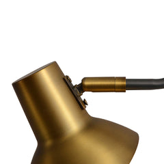 Plug-In Wall Sconce in Steel with Adjustable Arm and Dimmer