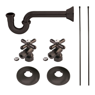 Plumbing Supply Kit, Heirloom, Traditional P-Trap in Oil Rubbed Bronze