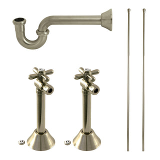 Plumbing Supply Kit, Trimscape, Traditional Combo in Brushed Nickel